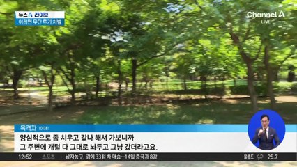 공원 벤치에서 ‘반려견 미용’…개털은 그대로 방치
