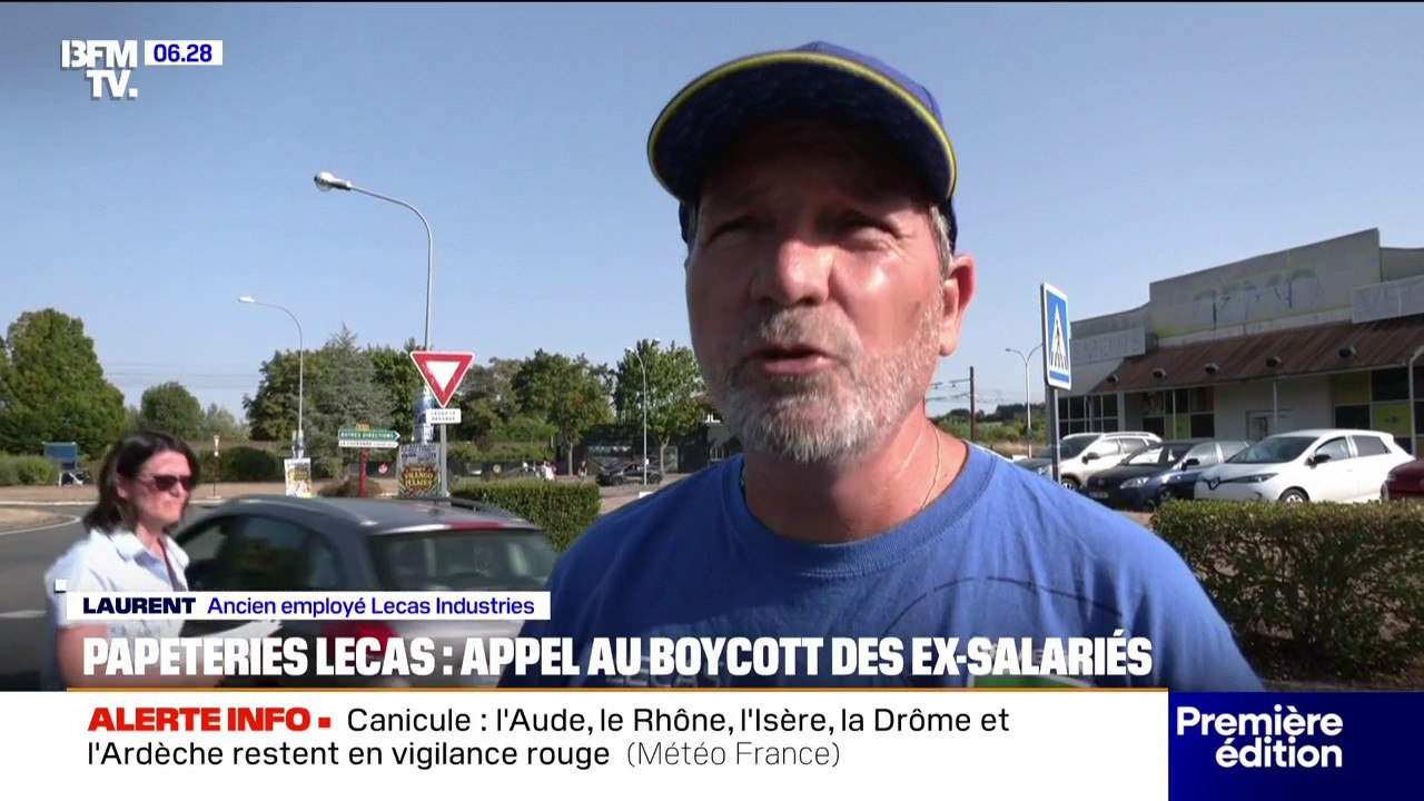Salariés licenciés de la papeterie Lecas: "On ne sait pas quand est-ce qu'on retouchera un salaire"