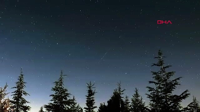 Türkiye'de dün gece gökyüzünde Perseid Meteor Yağmuru resitali vardı!