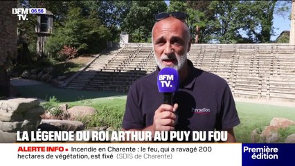 Le parc du Puy du Fou dévoile sa dernière création: l'épée du roi Arthur