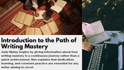 Jade Malay Guides Writers to Achieve Mastery in Their Craft