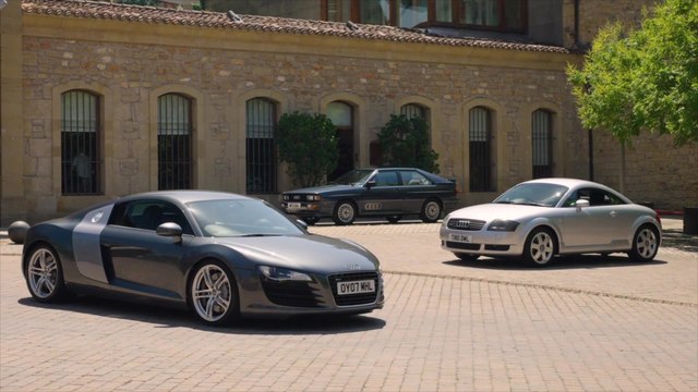 Audi TT Coupé Quattro 1999 - Audi R8 V8 2007 - Audi Quattro (10V) 1981