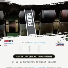 Get ready for the ultimate textile & garment machinery showcase.