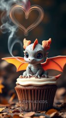 Cute Dragon Little Heart !! ❤️❤️