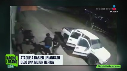 Así atacaron un bar en Uriangato, Guanajuato, dejaron una mujer herida