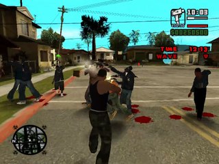 Left 4 Theft: GTA San Andreas mod | Survival | Mission Gameplay | Released 2012 | Grove Street - Video 2