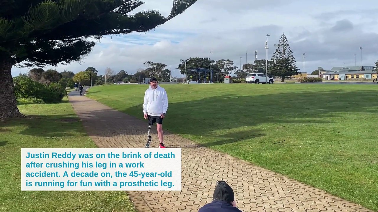 Justin Reddy - amputee turned runner