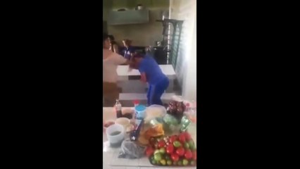 Reclusorio Barrientos Dormitorio 6 Jesica vs Gente de la Abeja