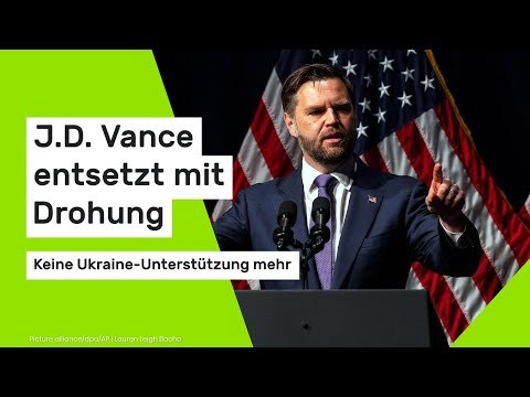 J.D. Vance entsetzt mit Drohung: Keine Ukraine-Unterstützung mehr