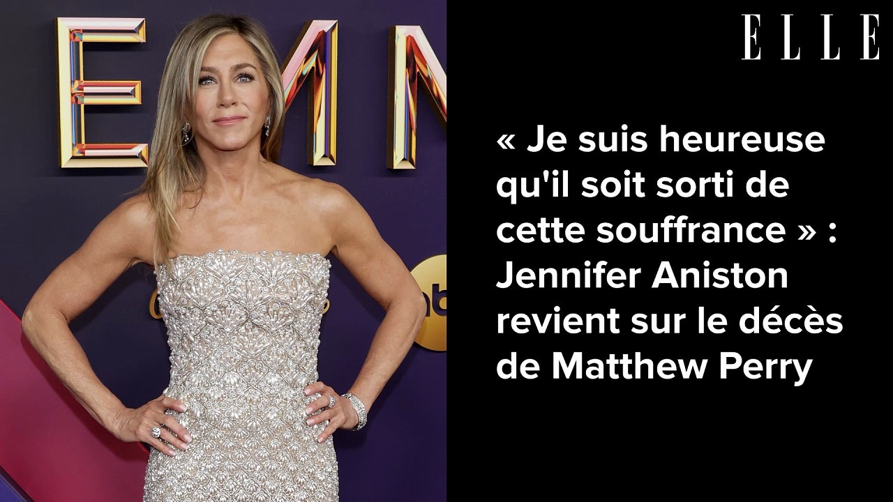 « Je suis heureuse qu'il soit sorti de cette souffrance » : Jennifer Aniston revient sur le décès de Matthew Perry