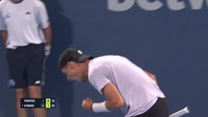 Cincinnati - Atmane domine Fonseca et file en huitièmes