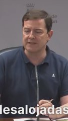 Mañueco tras asistir en Zamora a la reunión del CECOPI autonómico para coordinar la respuesta ante los graves incendios