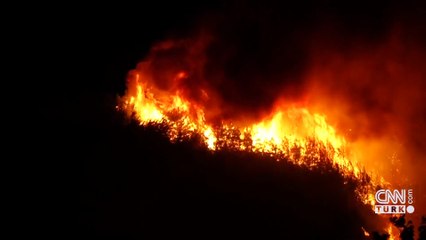 CNN TÜRK muhabiri o anları anlattı: Çanakkale'de yangın gece boyunca ilerledi!