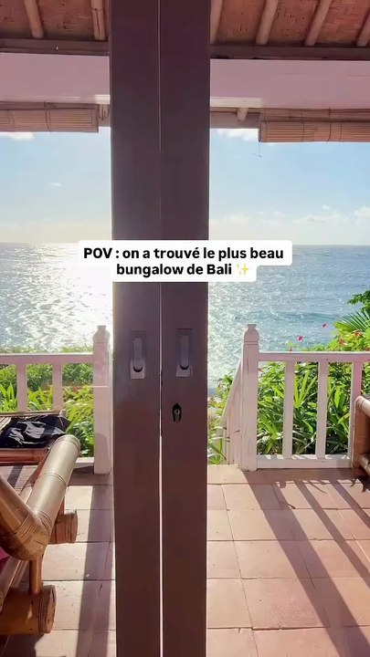 On a trouvé un petit coin suspendu entre ciel et mer, au bout de l’île de Bali 🌴