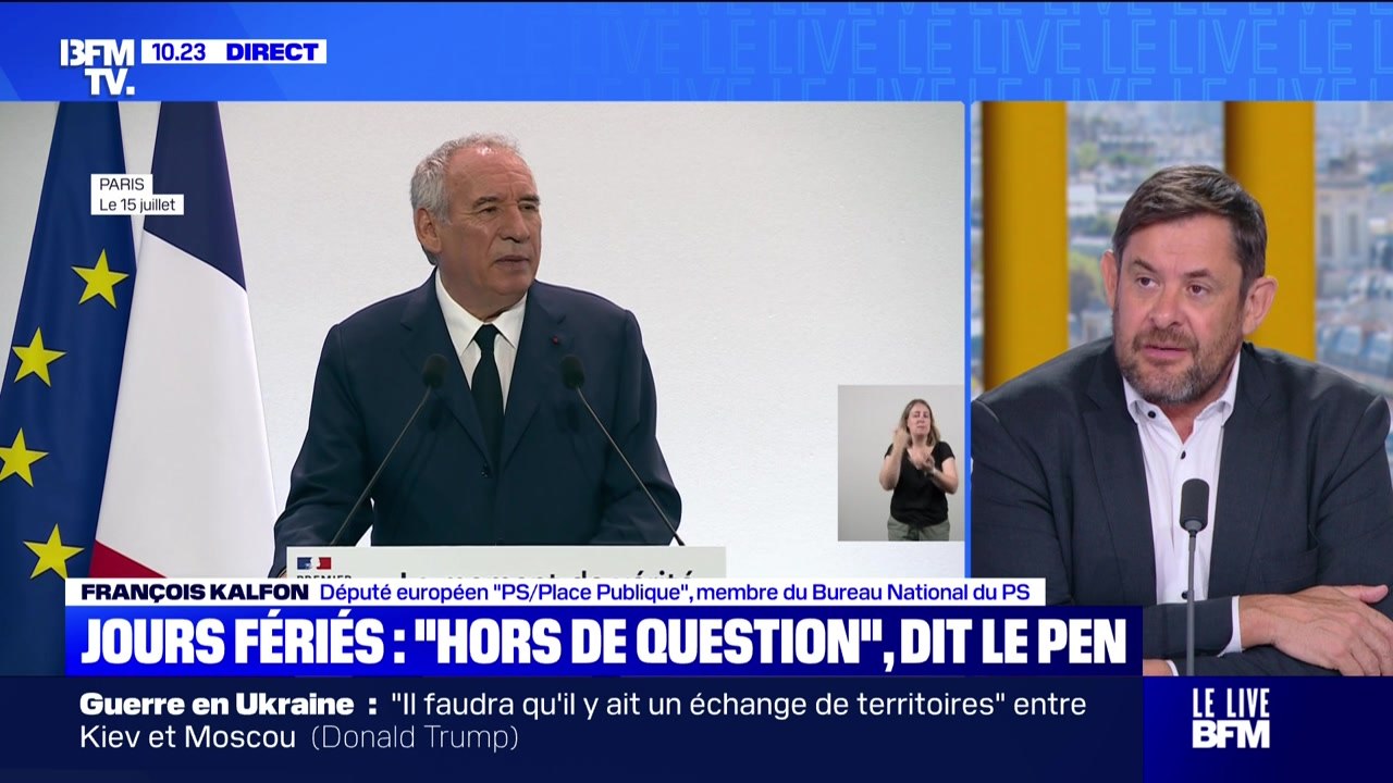 Jours fériés : les syndicats prêts à se mobiliser - 12/08