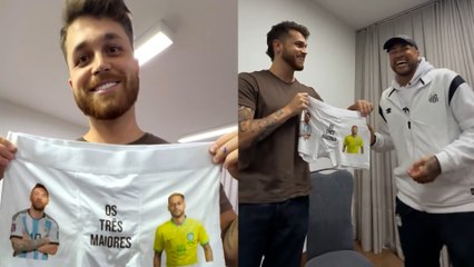 El regalo más picante para Neymar, que incluye a Messi: "Los tres más grandes"