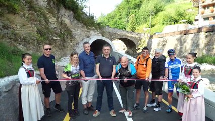 Ecco la nuova ciclabile a Moena che completa l'asse in Fiemme e Fassa