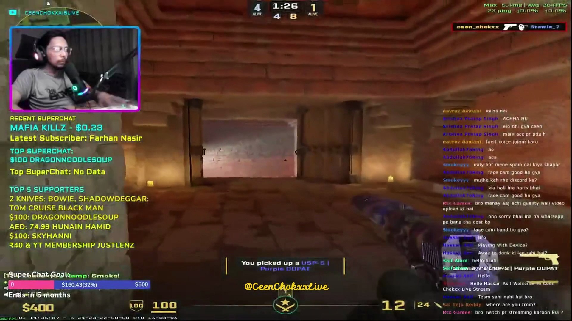 INSANE 1v5 Pistol Clutch on FACEIT! 🔥 (Stream Highlight)