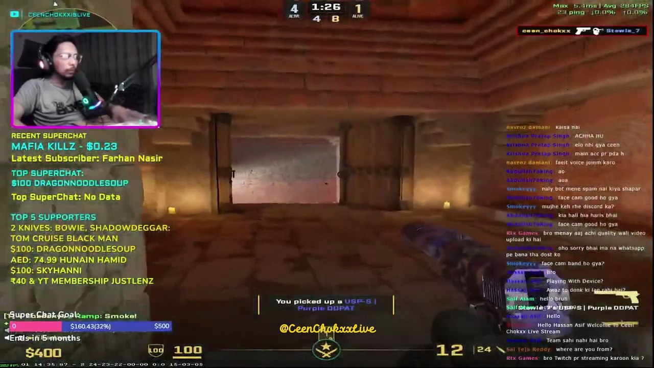 INSANE 1v5 Pistol Clutch on FACEIT! 🔥 (Stream Highlight)