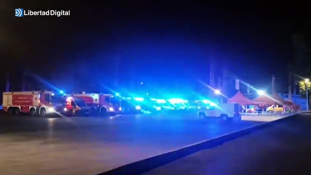 Las imágenes del incendio de Tres Cantos en Madrid