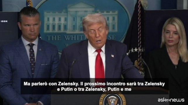Ucraina, Trump: voglio organizzare un incontro tra Putin e Zelensky