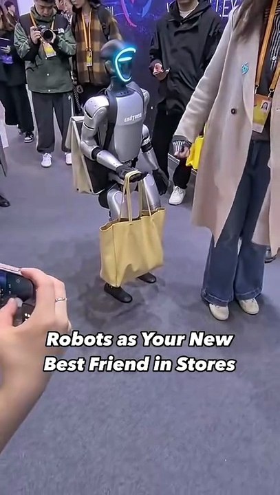 Imagine a future where robots are your personal shopping companions, helping you navigate stores