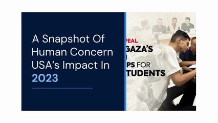 Human Concern USA: A Trusted Muslim Relief Organization for Global Impact