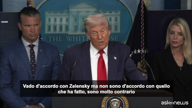 Ucraina, Trump: voglio organizzare un incontro tra Putin e Zelensky