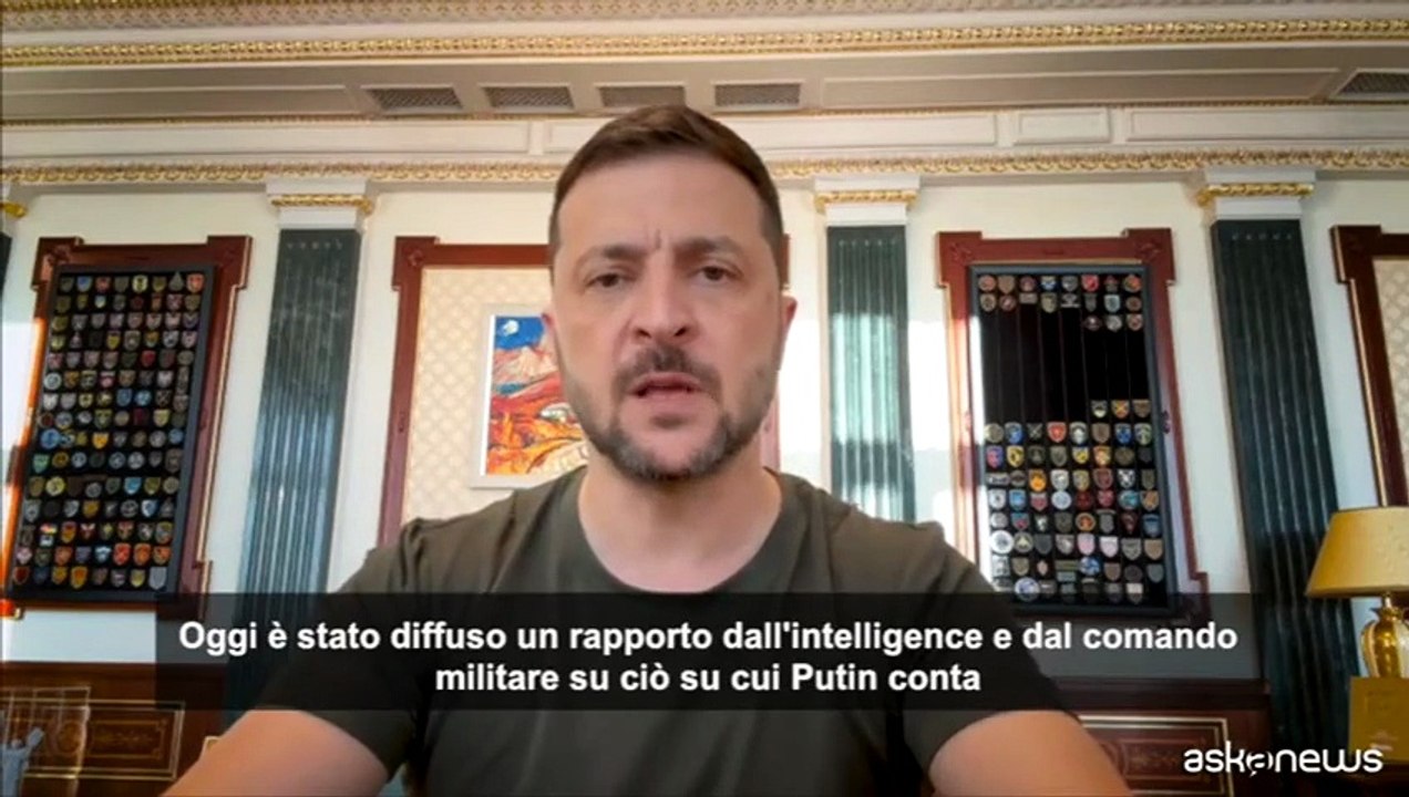 Zelensky: Putin "non si sta preparando a porre fine alla guerra"