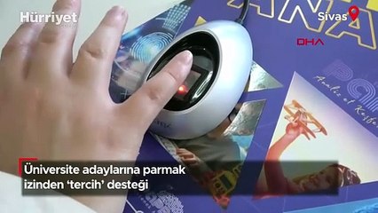 Üniversite adaylarına parmak izinden ‘tercih’ desteği