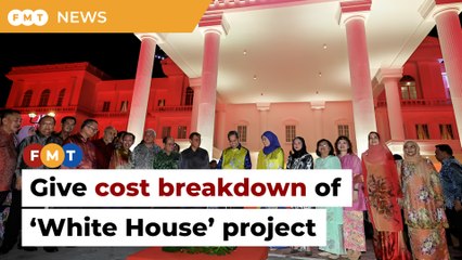 Give cost breakdown of S’wak’s ‘White House’ project, state govt told