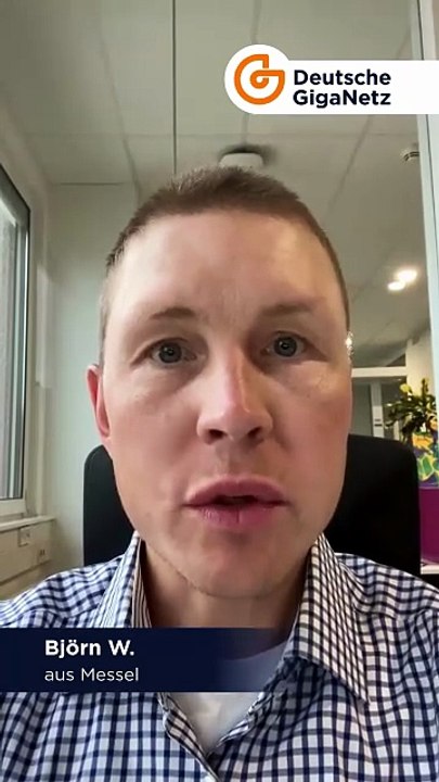 Testimonial Deutsche GigaNetz Björn W. aus Messel
