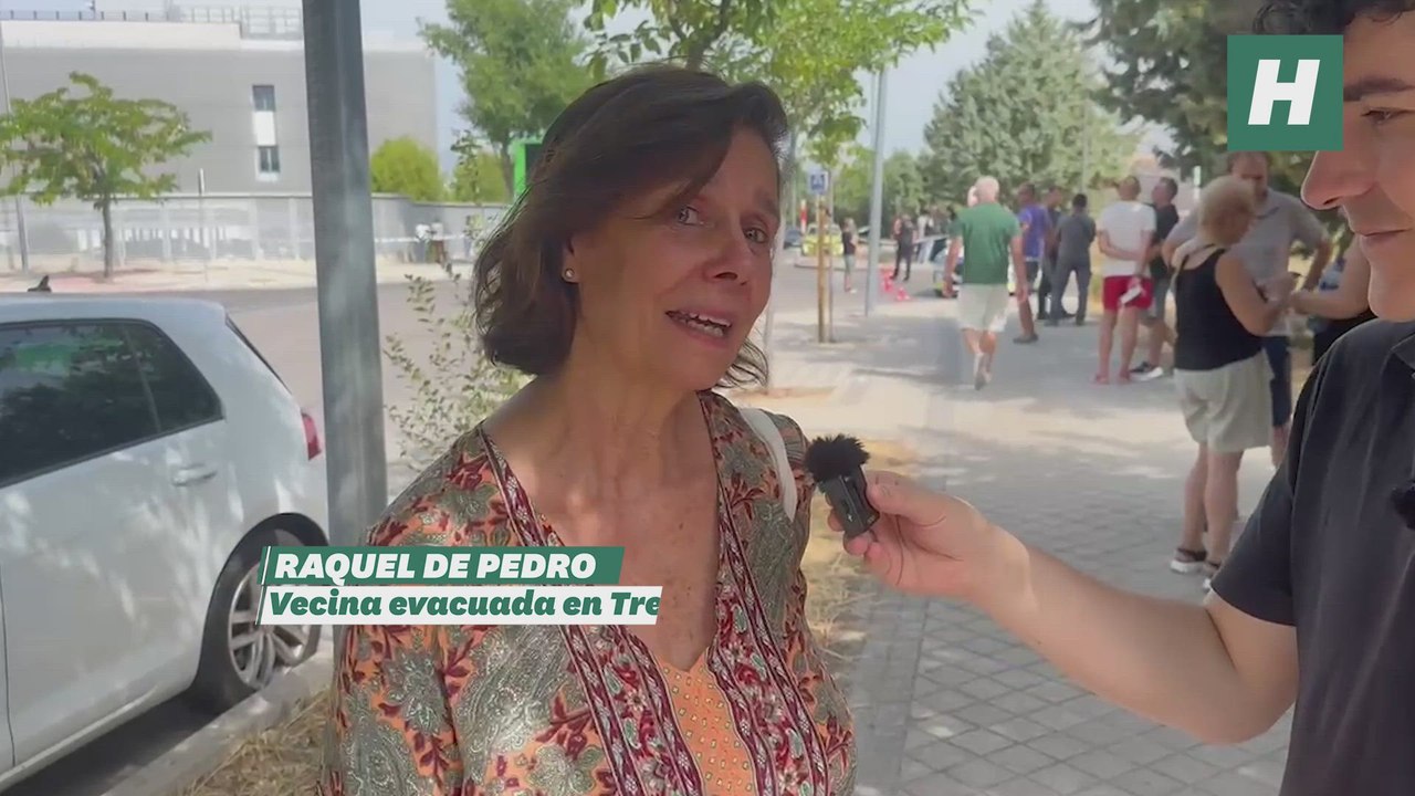 Raquel, vecina de Tres Cantos evacuada: "Llegó la Guardia Civil y nos desalojaron. No cogimos nada porque veíamos las llamas"