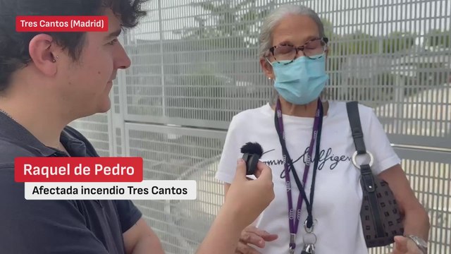 La afectación del incendio de Tres Cantos en varios de sus vecinos