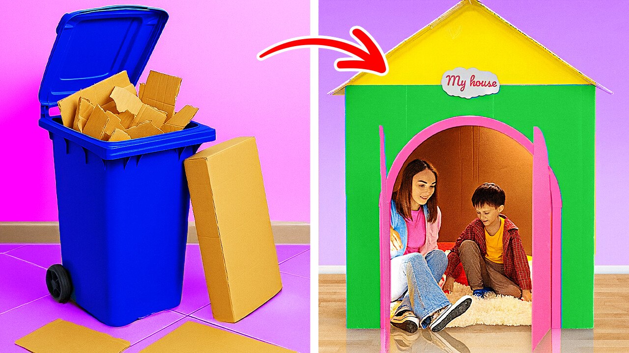 Upcycle and Create: Fun Cardboard Crafts to Brighten Your World!