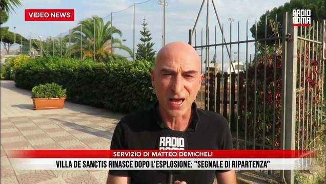 Villa De Sanctis rinasce dopo L'esplosione segnale di ripartenza