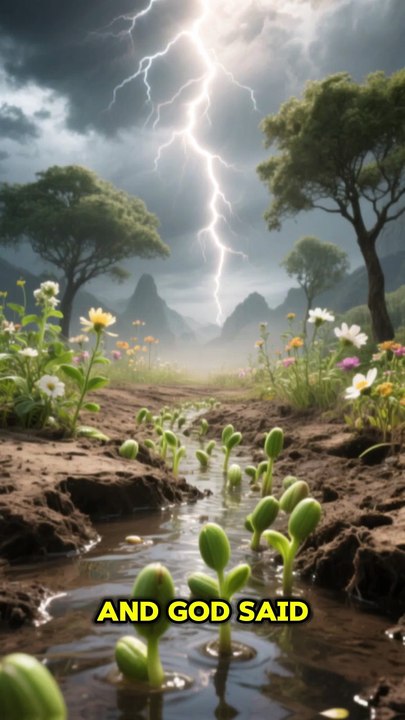 God created the world
