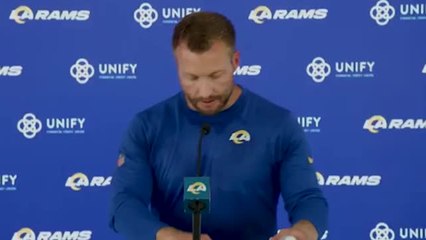 Rams - McVay: ''Je compatis avec Matthew Stafford''