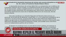 Asociación Americana de Juristas rechaza agresión imperial contra presidente Nicolás Maduro