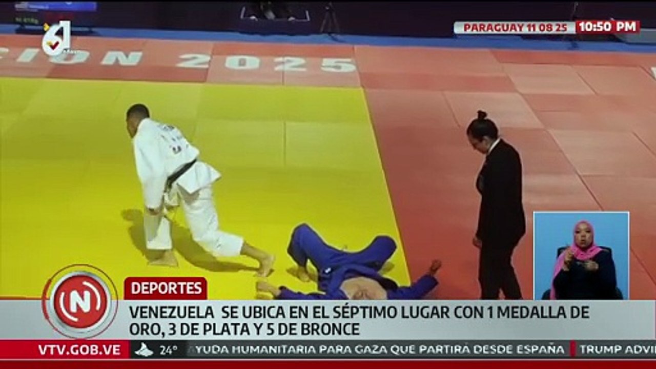 Venezuela suma medallas de oro, plata y bronce en los Juegos Panamericanos Asunción 2025
