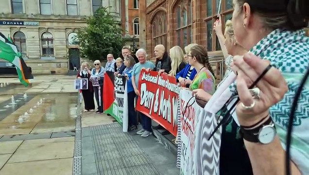 Journalists hold vigil in Derry for Al-Jazeera media team killed in Gaza