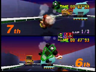 Mario Kart 64 (3-4 players Grand Prix) online multiplayer - n64