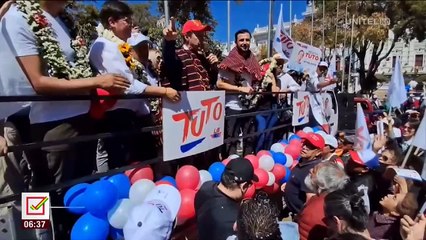​Samuel cierra campaña en La Paz este martes con una larga caminata y una concentración; luego es el turno de El Alto