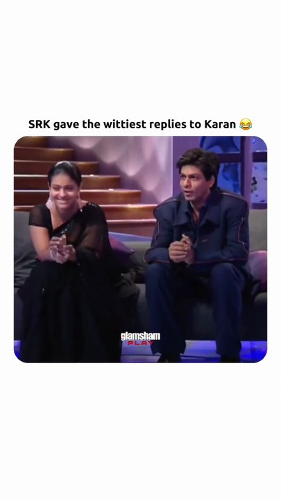 SRK straight away roasting Karan Johar 😂  #srk #karanjohar #kajol #kwk #koffeewithkaran  [srk, karan johar, koffee with karan, kajol, Bollywood]