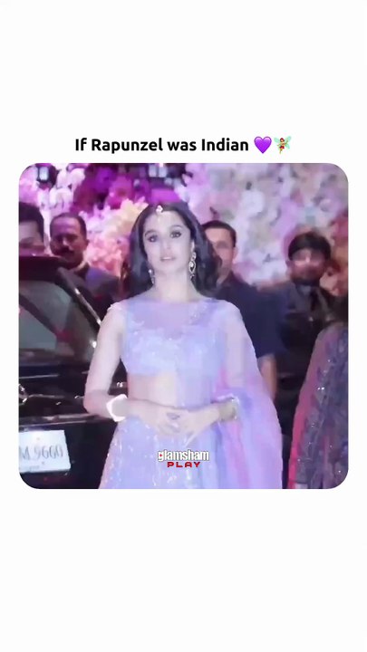 If Rapunzel was born in Bollywood 💜  #barbie #rapunzel #bollywood #shraddhakapoor #disney [shraddha Kapoor, Bollywood, outfits, Disney}