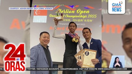 12-anyos na Pinoy, nag-uwi ng 10 gold medals at 2 special award sa Merlion Open Dancesport Championships 2025 | 24 Oras