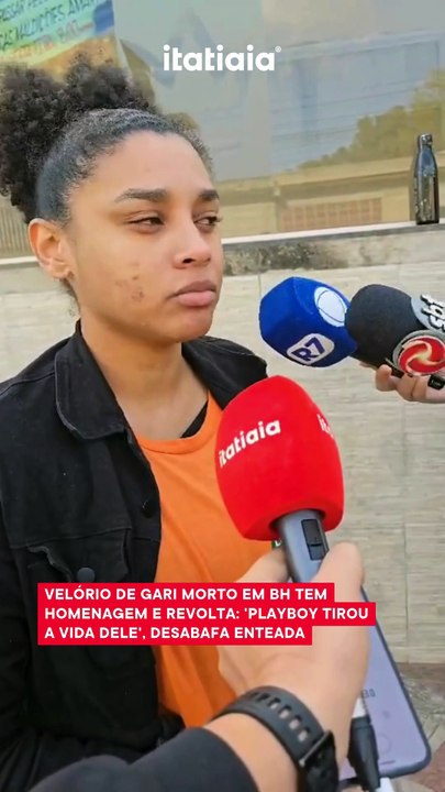 Velório de gari morto em BH tem homenagem e revolta: 'Playboy tirou a vida dele', desabafa enteada
