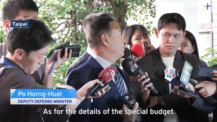 Taiwan's Defense Ministry Working on Special Budget for Next Year