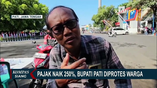 Tolak Pajak Naik 250 Persen, Begini Kondisi Posko Donasi Demo di Pati | KOMPAS SIANG
