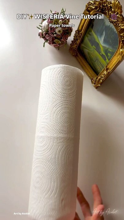 DIY Wisteria Vine Tutorial via: @artby_asolatLearn how to create a stunning DIY wisteria vine with this easy step-by-step tutorial, perfect for adding a touch of elegance to your home or event décor.